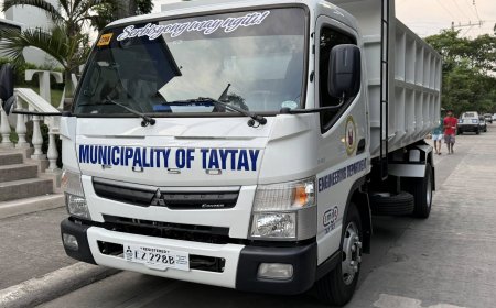 GOOD NEWS, TAYTAYEÑOS! FOUR NEW TRUCKS ROLL OUT TO CLEAN OUR WATERWAYS!